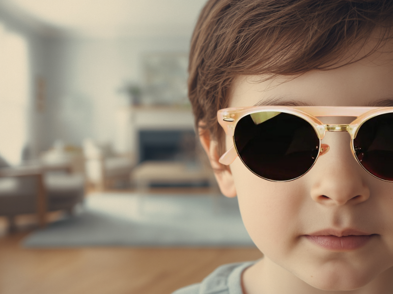 Yellow Frame Round Sunglasses