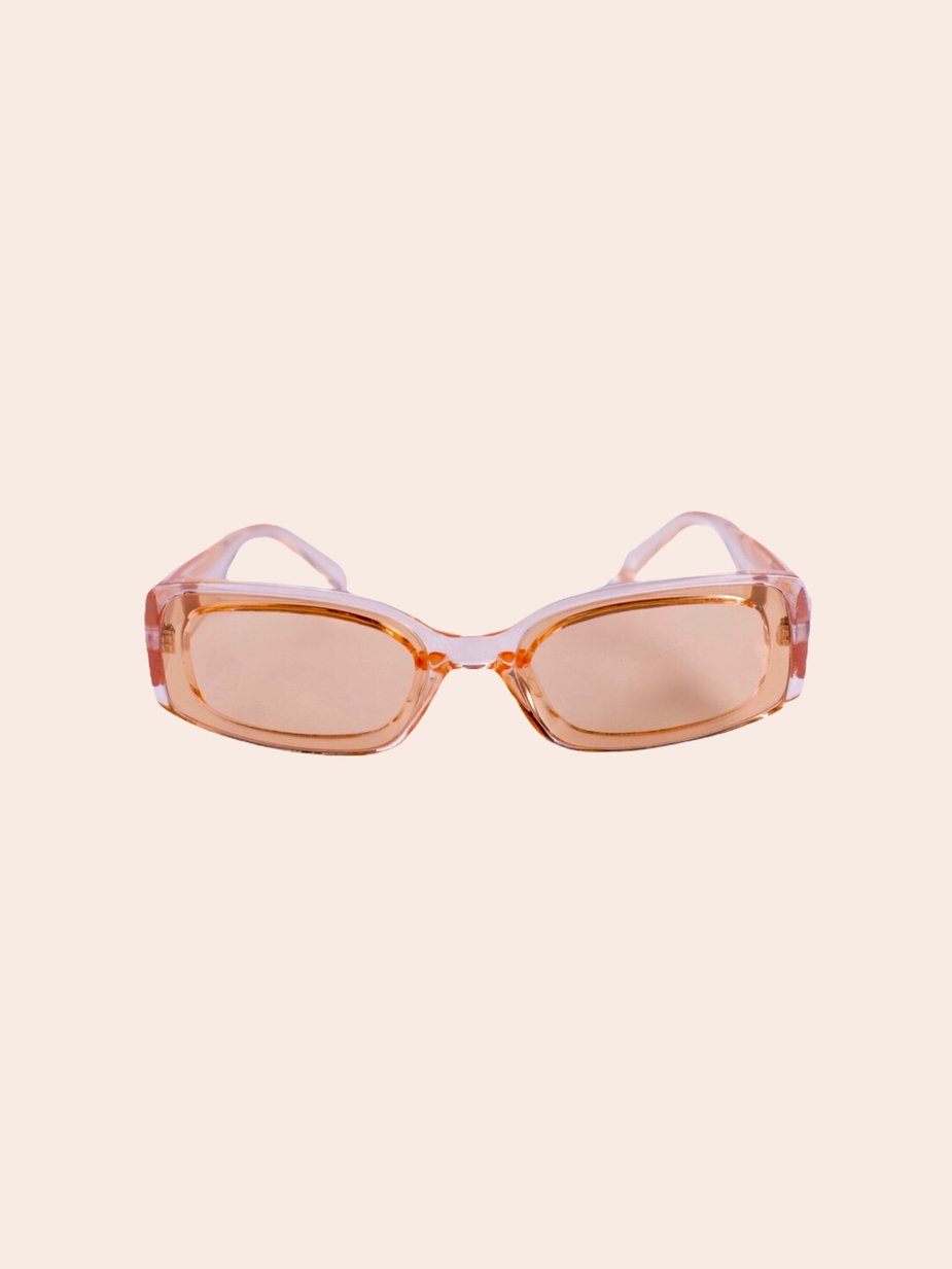 Pink & Beige Sassy Sunglasses